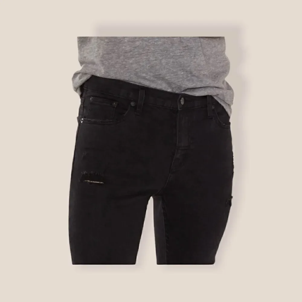 The People Vs. 1990 Destroyed Jeans Black Sz 32 NWT